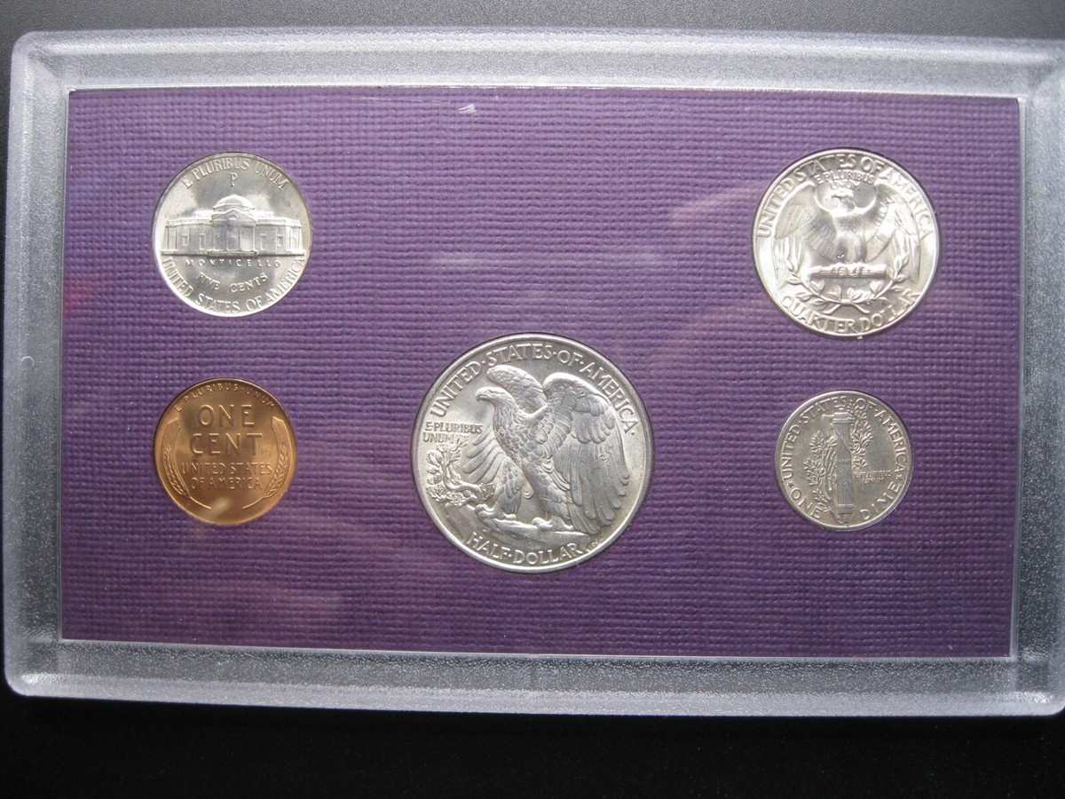 1945 P US Silver Mint Set Brilliant Uncirculated! | eBay