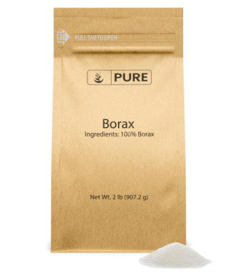 Borax Powder (2 lb) Sodium Borate, Multipurpose Cleaning Agent, Ideal Slime Ingr