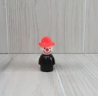 Fisher-Price Little People vintage circus clown black red firefighter