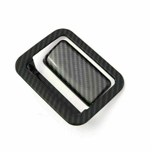 For Toyota RAV4 2019-2024 Carbon Fiber Style Glove Storage Box Handle Cover Trim - Picture 3 of 4