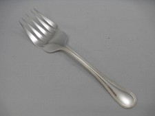 Christofle perles, Fourchette de service à poisson, Métal argenté Excellent éta
