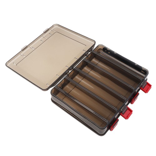 2 Layer Fishing Lure Tackle Box 10 Compartments Storage Hard Case Hook Organizer - Picture 6 of 10