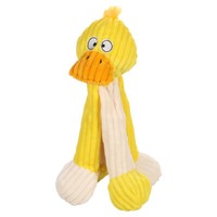 Flamingo Hundespielzeug Ente Gelb 30Cm Mit Squeaker Und Langen Beine