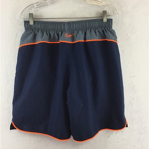 Nike / Blue Mesh Brief Lined Swim Trunks Board Shorts w Pockets / Boys Size L - Picture 8 of 8