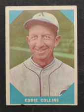 1960 Fleer Baseball Greats Eddie Collins Philadelphia Athletics #20