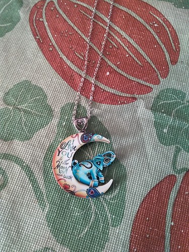 Elephant I Love You Necklace To The Moon And Back
