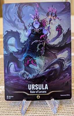 Ursula Ruler Of Lorcana Illumineer's Quest Deep Trouble Foil Jumbo