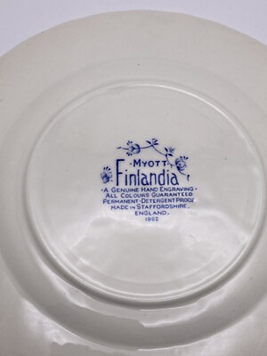 Myott Finlandia Staffordshire Five Piece Dinnerware Place