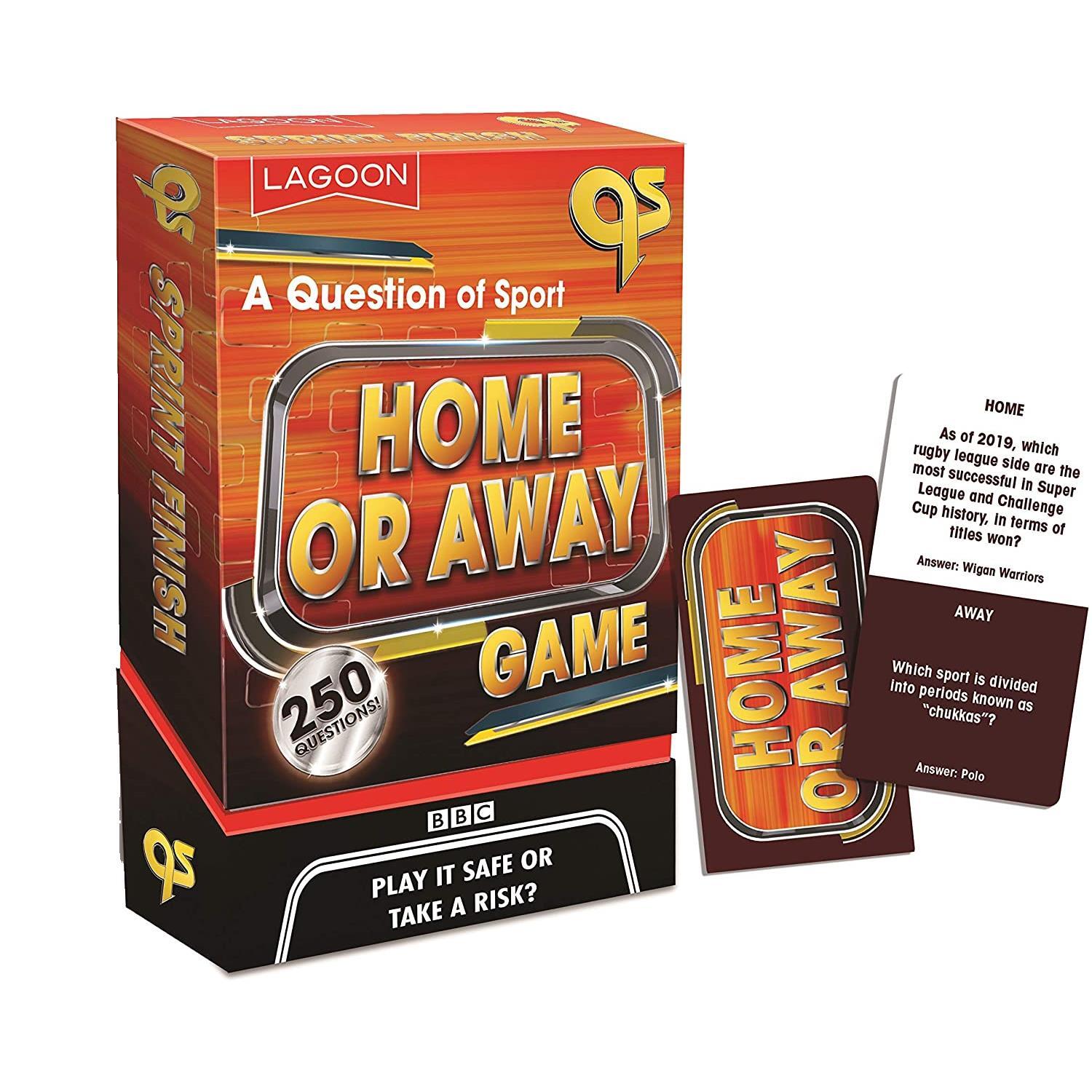Question Of Sport Card Game Home Or Away BBC Game Safe Risky Family Activity