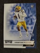 2020 Panini Playoff Rookie 291 Kristian Fulton Tennessee Titans Football Card. rookie card picture