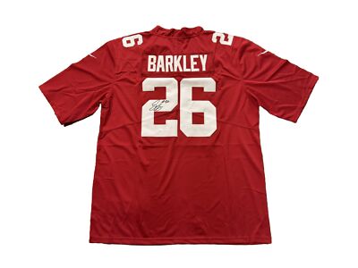 HOT Ny Giants Jersey Saquon Barkley Autographed Jersey