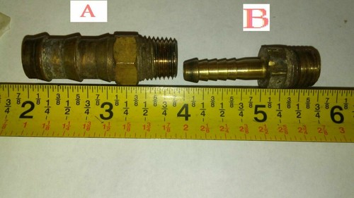 HOSE BARB  NPT Thread  5/16 X 1/4MIP or 1/2 x 5/8 or 3/16 x 1/4 Your choice.
