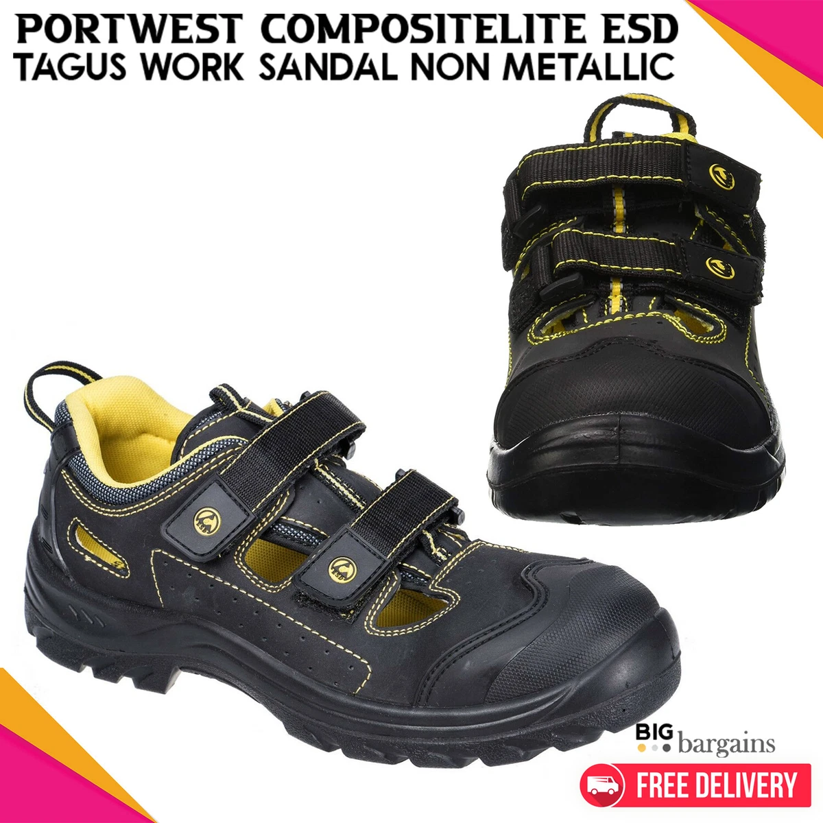 Non metallic toe cap clearance