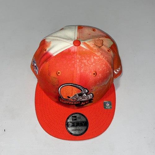 NFL New Era 9Fifty Cleveland Browns AFC Sideline Snapback Hat Ink Dye One Size - Picture 2 of 8