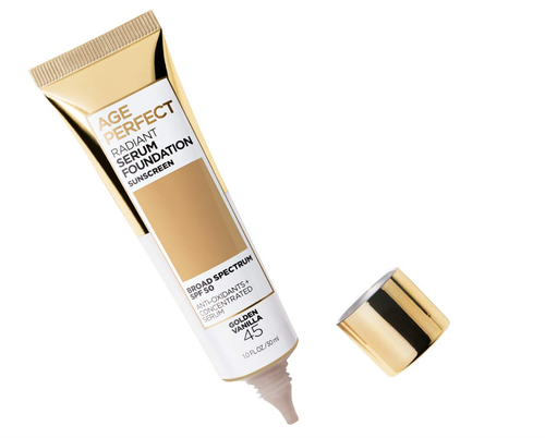 L'Oreal Age Perfect Radiant Serum Foundation Sonnenschutz LSF 50 Golden Vainilla #45 - Bild 2 von 4