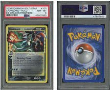 2006 Pokemon Gold Star Charizard Holo Ex Dragons Frontiers PSA 8