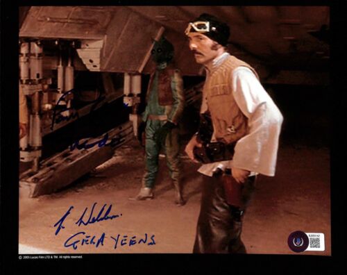 Star Wars Kopfgeldjäger Paul Blake & Tommy Weldin signiert 8x10 Foto BECKETT - Bild 1 von 3