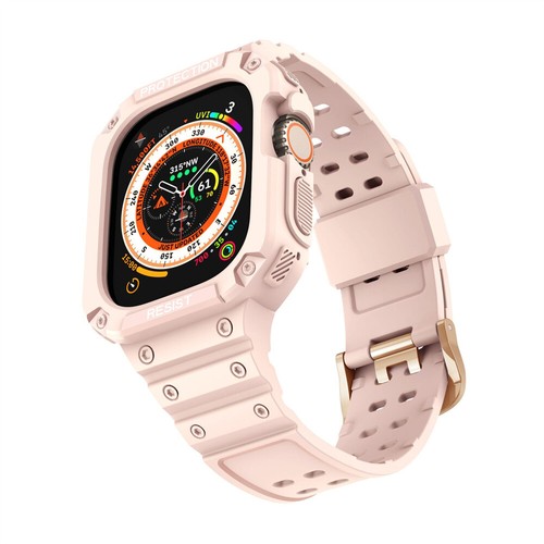For Apple Watch Ultra Sports TPU Band with Case Rugged Bumper iWatch Strap 49mm - Picture 6 of 26