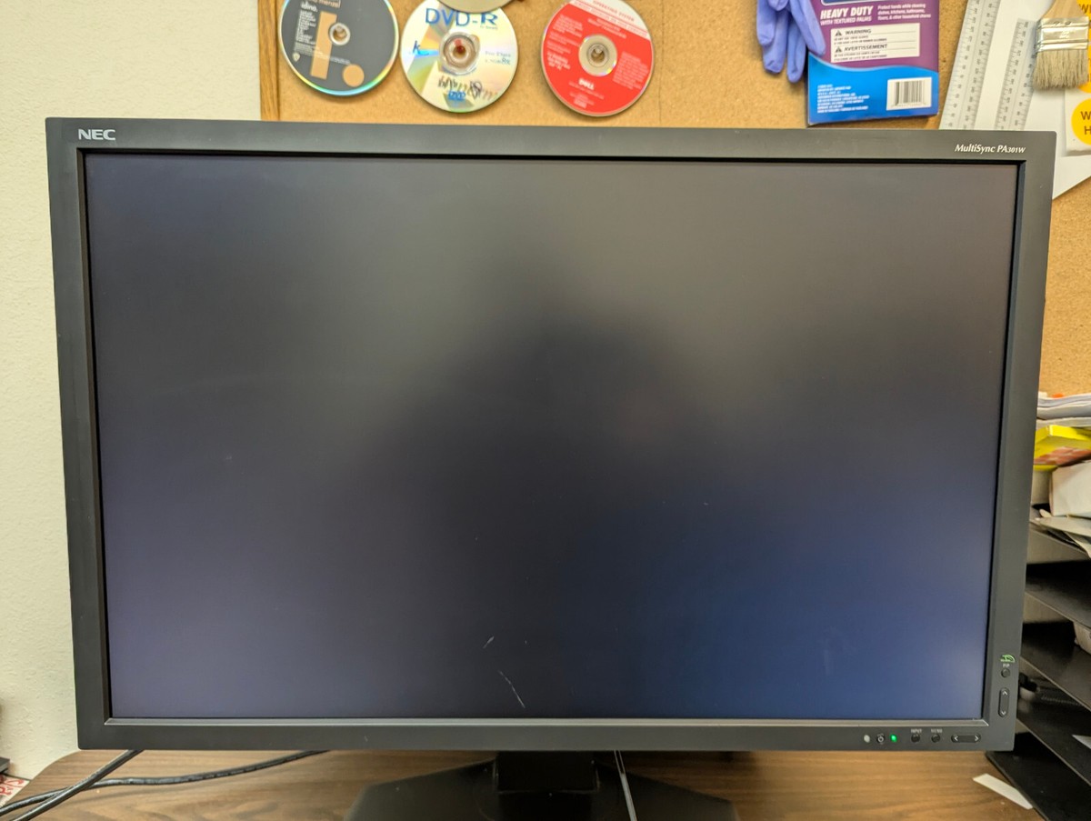 NEC プロ用ディスプレイモニター LCD-PA301W 完動品 やや訳あり NECディスプレイ、WQXGA対応の29.8型ワイド液晶「MultiSync LCD