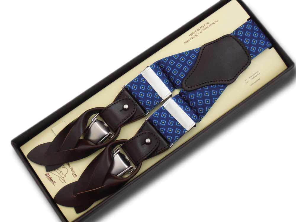 Bretelle unisex doppio attacco larghe 3,6 cm fantasia 23 - Main Image