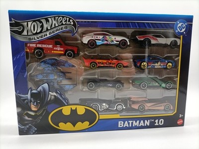 Hot Wheels Batman 10 Silver Series Mattel DC JCT91 10er Pack NEU