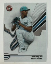 2024 Topps Pristine #108 Eury Pérez Miami Marlins Baseball