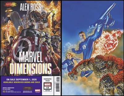 Fantastic Four #12 Alex Ross Marvel Dimensions Variant Comic Book First Print