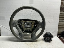 03-11 Honda Element Pilot Oem Steering Wheel Gray Rubber W Cruise Controls
