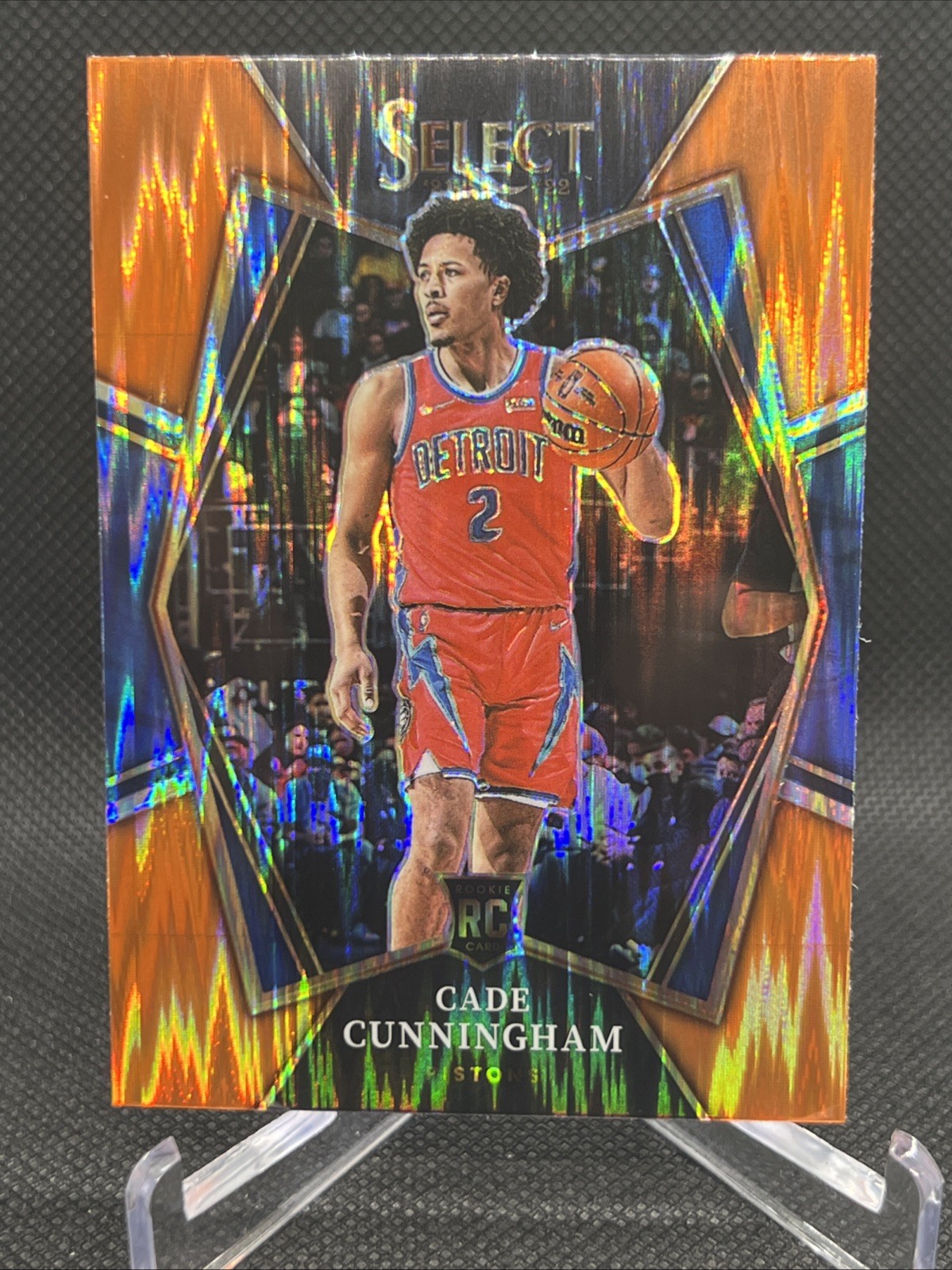 2021-22 Panini Select Premier Level Cade Cunningham #116 Orange Flash RC 🍊🔥