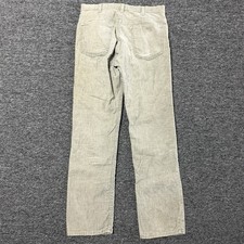 Vintage 80s Levi s RARE Gray Corduroy White Tab Casual Dress Pants Mens Sz 32