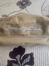 Random Golf Club MacKenzie Waxed Canvas tan golf bag -EXC