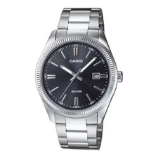 Casio MTP-1302D-1A1 DISPLAY Men's Wristwatch Analog Classic Stainless Steel