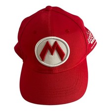 The Super Mario Bros Movie 2023 Snapback Hat Cap Nintendo Illumination Red Promo