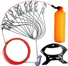 Fishing Stringer Live Fish Lock, Stainless Steel Fish Stringer Clip, Big Fish Wi