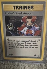 Rocket's Sneak Attack 72/82 Team Rocket First Edition Rare on eBay