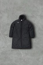 Lange Nike Winterjacke / Parka - Schwarz