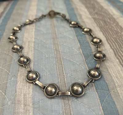 Rare Vintage Danecraft Sterling Silver Necklace Handcrafted in the USA 33 Grams