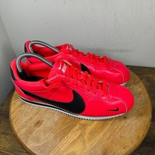 Nike Classic Cortez Leather Mens 10 University Red Black Sneakers 807480-601
