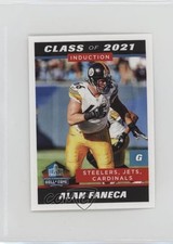 2021 NFL Sticker & Card Collection Stickers Hall of Fame Class Alan Faneca 0kz8