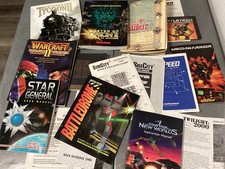 Vintage PC Game User Manuals Lot of 16 Misc. ...