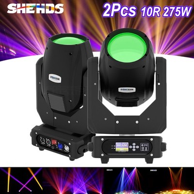 SHEHDS 2Pcs 10R 275W Beam RGBW Moving Head Light DMX DJ Party Show Bühnenlicht