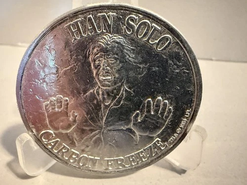 Han Solo Carbon Freeze Collectors Coin Last 17 Star Wars POTF 1984 Kenner