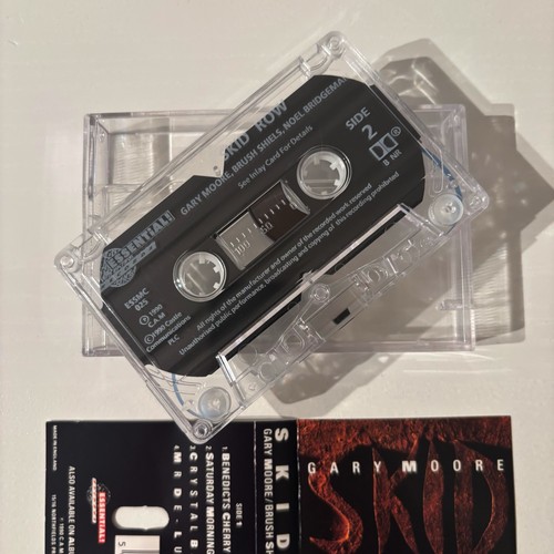 SKID ROW - GARY MOORE / BRUSH SHIELS / NOEL BRIDGEMAN (RARE UK CASSETTE TAPE) - Picture 3 of 5