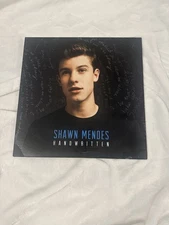 Shawn Mendes Handwritten Blue Vinyl Record