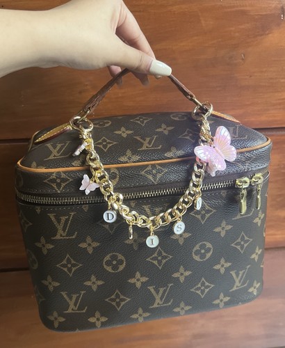 Original Louis Vuitton schönes Kosmetiktasche Monogramm Canvas BB
