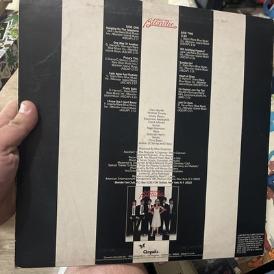 Blondie PARALLEL LINES, Picture Disc, Vinyl, Chrysalis 1978