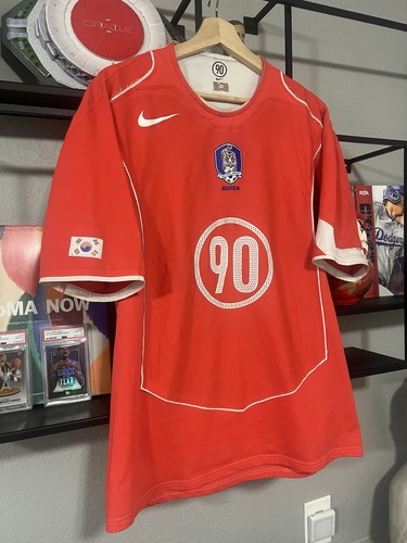Vintage 2004 Nike South Korea National Team Home Kit Jersey L - Picture 4 of 17