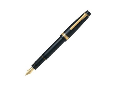 Pilot Justus 95 Füllfederhalter, Vergoldet, Schwarz, FJ-3MR-NB-NT