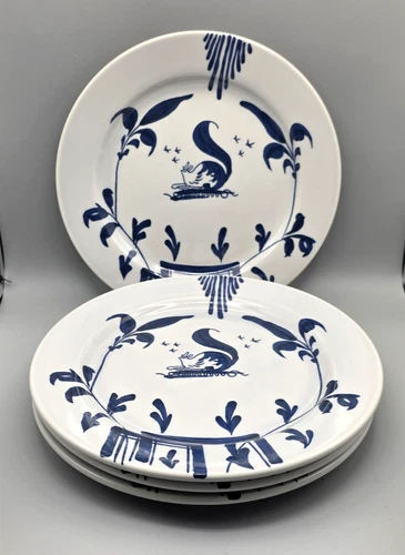Williamsburg Christiana Campbell's Tavern Dinner Plates 9.5" Set of 4