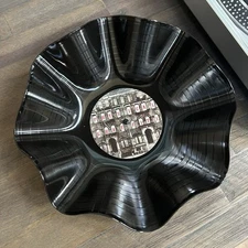 Record Bowl - Upcycled and Repurposed Bowl - Led Zeppelin Physical Graffiti